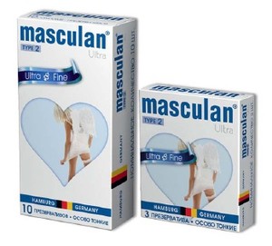 ПРЕЗЕРВАТИВЫ "MASCULAN ULTRA 2" 3 шт. Особо тонкие (Ultra Fine)