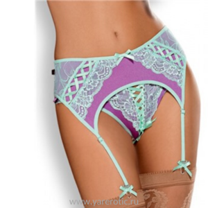 Obs. Пояс для чулок лиловый р.S/M , LILAС garter belt