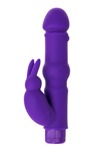 НЕРЕАЛИСТИЧНЫЙ ВИБРАТОР TOYFA A-TOYS, СИЛИКОН, ФИОЛЕТОВЫЙ, 18 СМ