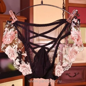 Мужские кружевные трусы, S/M , арт. AL45