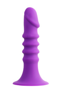 АНАЛЬНЫЙ ФАЛЛОИМИТАТОР A-TOYS DRILLY, СИЛИКОН, ФИОЛЕТОВЫЙ, 14 СМ