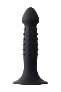 АНАЛЬНЫЙ ФАЛЛОИМИТАТОР A-TOYS SPIKN, СИЛИКОН, ЧЕРНЫЙ, 14 СМ
