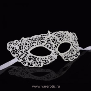 Маска кружевная "Оливия", белая, EH LA 1711-2011