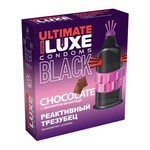 ПРЕЗЕРВАТИВ LUXE BLACK ULTIMATE РЕАКТИВНЫЙ ТРЕЗУБЕЦ (ШОКОЛАД) 1 штука
