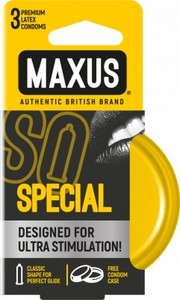 ПРЕЗЕРВАТИВЫ "MAXUS" SPECIAL №3 (точечно-ребристые) в металлическом кейсе