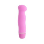 Розовый мини-вибратор Microscopic Mini Updo-12.5 см