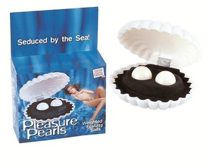 Вагинальные шарики в ракушке Pleasure Pearls California Exotic