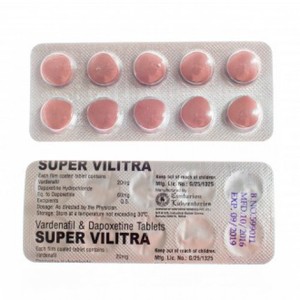 Super Vilitra (Варденафил 20мг + Дапоксетин 60 мг) 1 таб.