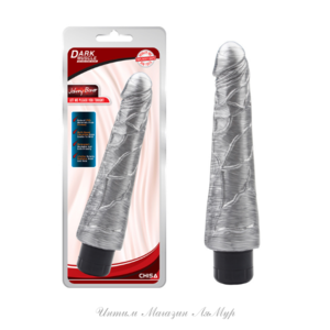 Вибратор реалистичный Johnny Boner-Silver, цвет серебряный ,23 см, Φ4. 8 см, арт.:CN-711879350
