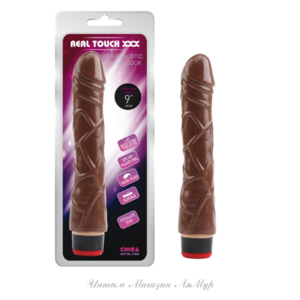 Вибратор реалистичный 9”Vibe Cock-Brown , коричневый ,L 22 см.￠3,7 см , арт.:CN-101800594