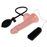 Вибратор расширяющийся Inflatable Realistic Cock, телесный, BW-008067AQ