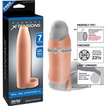 PD4120-21 Насадка увеличитель Real Feel Enhancer XL с кольцом на мошонку, телесная