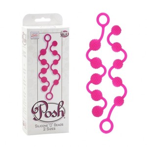 SE-1322-10-3 Набор анальных цепочек Posh Silicone "O" Beads розовый
