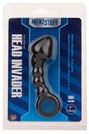 MENZSTUFF/Фаллоимитатор с кольцом черный MENZSTUFF HEAD INVADER BLACK 9 см ; 20717