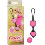 California Exotic Coco licious Silicone Kegel Trainer, черный (Вагинальные шарики в силиконовой обол
