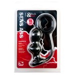 TOYFA Black&Red Анальная втулка, черная, арт.901344-5