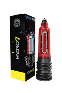 ГИДРОПОМПА BATHMATE HYDRO7, ABS ПЛАСТИК, КРАСНАЯ, 30 СМ (АНАЛОГ HERCULES)