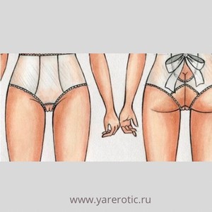 ЭРОТИЧЕСКИЕ ТРУСИКИ С БАНТОМ БЕЛЫЕ (42-44) , арт. Лик3 