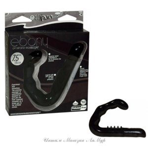 NMC Analvibrator Ebony Prostate Massager, чёрный стимулятор простаты , арт. FPBA312A00-010