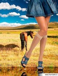Гольфы Charmante RANCO naturel OS