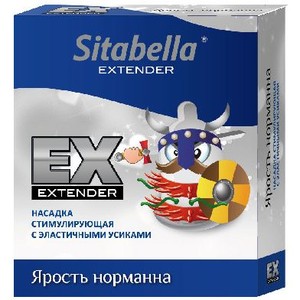 НАСАДКА СТИМУЛИРУЮЩАЯ SITABELLA "ЯРОСТЬ НОРМАНА" арт. 1410