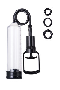 Помпа для пениса TOYFA A-Toys, PVC, Чёрный, 23,5 см