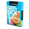 ПРЕЗЕРВАТИВЫ "DOMINO" SWEET SEX ICE CREAM 3штуки (оральные)