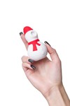 Вакуум-волновой стимулятор клитора JOS CHRISTMA, силикон, белый, 9,4 см