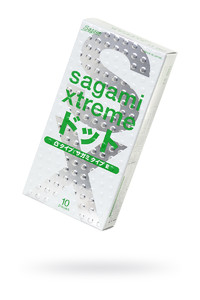 ПРЕЗЕРВАТИВЫ SAGAMI, XTREME, TYPE-E, ЛАТЕКС, 18,5 СМ, 5,2 СМ, 10 ШТ.