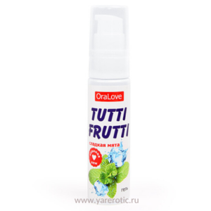 ГЕЛЬ "TUTTI-FRUTTI СЛАДКАЯ МЯТА" серии "OraLove" 30г арт. LB-30011