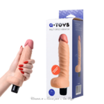 Реалистичный вибратор TOYFA A-Toys, TPE, Мультискоростной, телесный, 18 см 