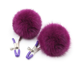 Зажимы на соски "Fur Violet clamp" , арт. EH 202300082