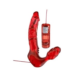 Безремневой страпон Toy Joy, 20 см (красный), арт. TOY9696