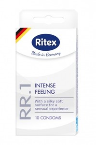 ПРЕЗЕРВАТИВЫ "RITEX RR.1 № 10" (КЛАССИЧЕСКИЕ), 10 штук