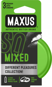 ПРЕЗЕРВАТИВЫ "MAXUS" MIXED №3 (набор) в железном кейсе, арт. MIXED №3