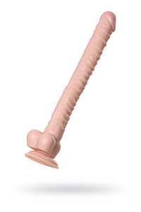 Реалистичный фаллоимитатор TOYFA RealStick Nude, PVC, телесный, 40 см,арт.582015